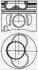 YENMAK Поршень с кольцами і пальцем (размер отв. 79.51 / STD) VW SKODA 1,9TDI 1-й / 2-й цил !!!  (BJB,AVQ,ATD,AXR,AVB 31-04319-000