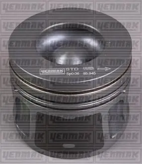 Поршень з кільцями і пальцем (размір отв. 86.01 / STD) Jumper 2.2HDi 08- (V347 DURATORQ 130 PS / 4HV-4HU) Yenmak 31-03461-000
