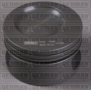 Поршень с кольцами і пальцем (размер отв. 86,00/STD) OPEL Astra F 2.0 (4цл.) (2,0 NE) Yenmak 31-03805-000 (фото 1)