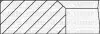 YENMAK Комплект поршневих кілець FIAT DOBLO 1.4 05- (72.40/+0.40) (1.0/1.2/2.0) 91-09263-040