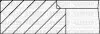 YENMAK Комплект поршневих кілець VW LT 2.5TDI (81.51/0.5) (2.5/2/3) 91-09318-050
