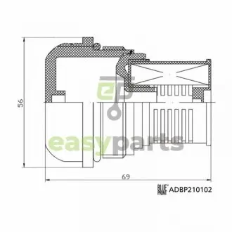 Фільтр АКПП BLUE PRINT ADBP210102