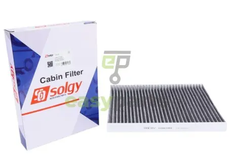 Фільтр салону VW Golf 1.6/1.8/1.9SDI/1.9TDI/2.0-16V 97- (вугільний) Solgy 104039