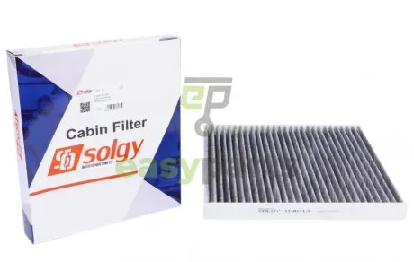 Фільтр салону Fiat Ducato/Citroen Jumper/Peugeot Boxer 06- (вугільний) Solgy 104013