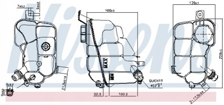 Бачок розширювальний NISSENS 996257