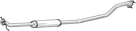 Глушник, алюміній. сталь, середн. частина SUZUKI SWIFT 1.2 10/10- (287-471) BOSAL 287471