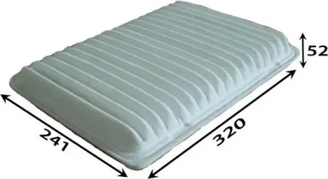 Фото фильтр воздушный двигателя JS ASAKASHI A21032 Фильтр воздушный двигателя JS ASAKASHI A21032