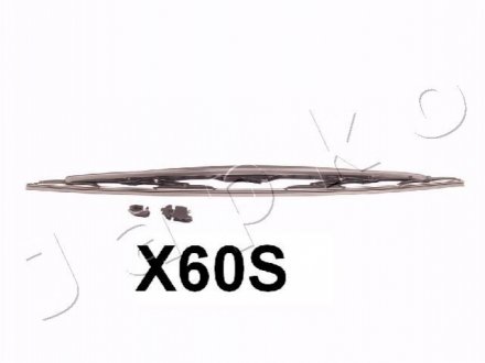 Щітка склоочисника L=600мм зі спойлером Kia/Hyundai/Ford/Citroen/Honda/MB/PS JAPKO SJX60S (фото 1)