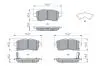 Колодки гальмівні дискові SUZUKI Ignis \'\'F \'\'16>> BOSCH 0986460075 (фото 5)