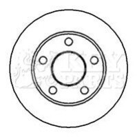 Гальмiвнi диски KEYPARTS KBD4949
