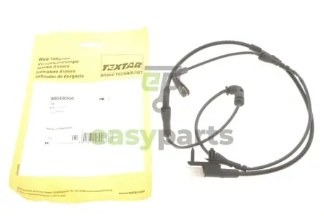 Датчик зносу гальмівних колодок (передніх) Land Rover Discovery/Range Rover Evoque 1.5-2.2D 11- (L=1205mm) TEXTAR 98058200