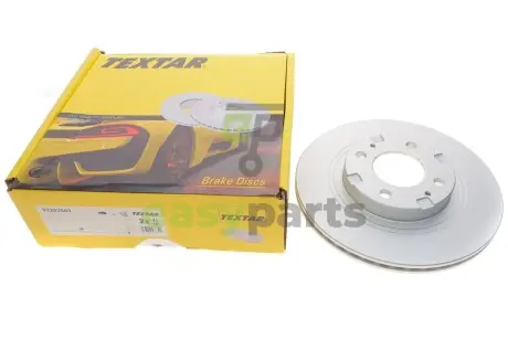 Диск гальмівний (передній) Citroen C-Zero/Peugeot ION Electric 09- (257x17) PRO TEXTAR 92282503