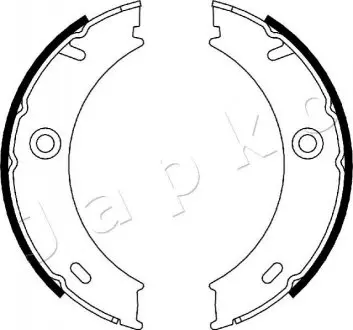 Колодки ручника MB Sprinter 904/VW LT28-46 (95-) 170x40 мм JAPKO 550503