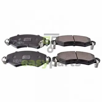 FEBI OPEL колодки гальмівні передні AGILA 1.0 12V,1.2 16V 00- FEBI BILSTEIN 16387