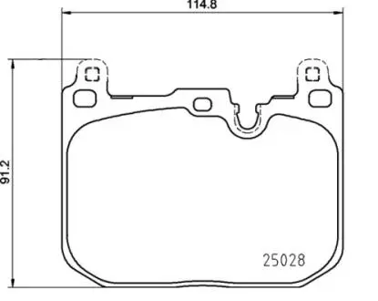 Гальмівні колодки дискові BREMBO P06 110