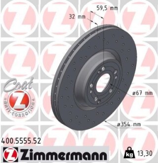 Тормозные диски SPORT Z ZIMMERMANN 400555552