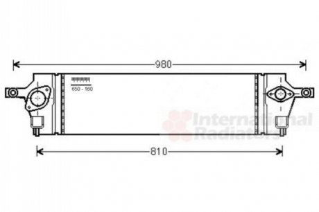 Інтеркулер NISSAN X-TRAIL/ RENAULT KOLEOS 08 >15 Van Wezel 13004350