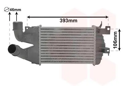 Інтеркулер OPEL ASTRA H/ OPEL ZAFIRA B Van Wezel 37004584