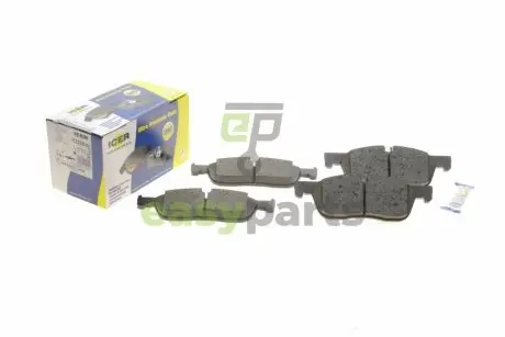 Колодки гальмівні (передні) Land Rover Range Rover Velar 17- ICER 182236-203
