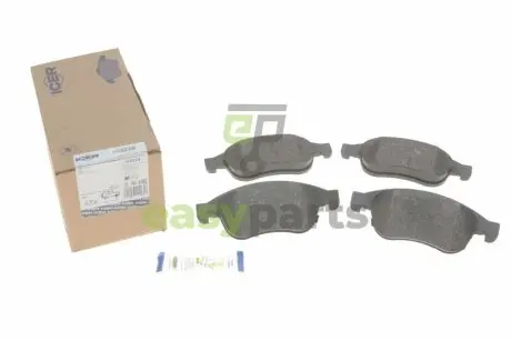 Колодки гальмівні (передні) Fiat 500X/Jeep Renegade 14- ICER 182228