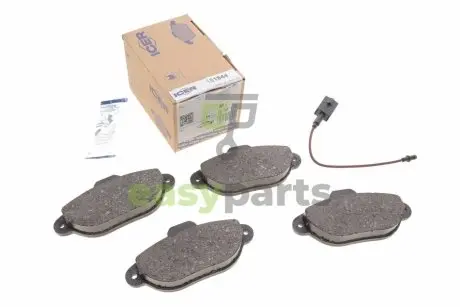 Колодки гальмівні (передні) Fiat 500 07-/Ford Ka 08-16 (+датчики) ICER 181844