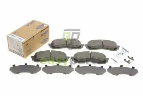 Колодки гальмівні (передні) Subaru Impreza 99-/Forester 07-/Legacy 03- ICER 181800