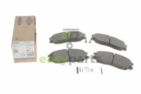 Колодки гальмівні (передні) Hyundai Terracan 01-06/Ssangyong Rexton 02- ICER 181714
