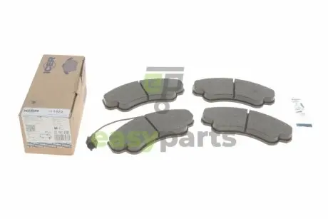 Колодки гальмівні (передні) Citroen Jumper 99-06/Fiat Ducato 00-/Peugeot Boxer 97-09 (+датчик) ICER 141522