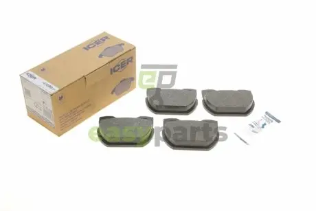 Колодки гальмівні (задні) Land Rover Defender II 90-16 ICER 141090-201