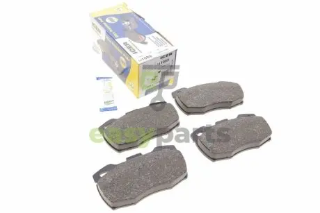 Колодки гальмівні (передні) Land Rover Defender II/Dodge D200 90-16 ICER 141089