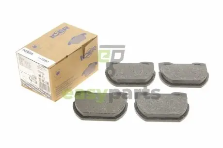 Колодки гальмівні (задні) Land Rover Defender II/Dodge D200 90-16 ICER 141090