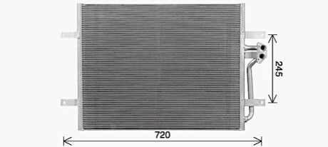 Радіатор кодиціонера AVA COOLING VN5418