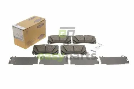 Фото колодки гальмівні (передні) Hyundai Elantra 10-/Genesis 08- ICER 182163 Колодки гальмівні (передні) Hyundai Elantra 10-/Genesis 08- ICER 182163