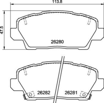 Тормозные колодки дисковые BREMBO P30 125