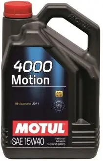 Масло двигуна 4000 MOTION 15W-40 5L MOTUL 103387 (фото 1)