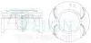 Поршні +1.00 mm (к-кт на мотор) Chevrolet CRUZE, Orlando / Opel Astra, Insignia A18XER/Z18XER TEIKIN 30120100 (фото 1)