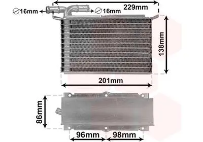 Інтеркулер AUDI A3/GOLV VI 1.2 TSi Van Wezel 58014703