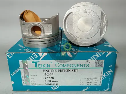 Поршни ремонт +1.00mm(к-кт на мотор) Mitsubishi 4G64 TEIKIN 43228100