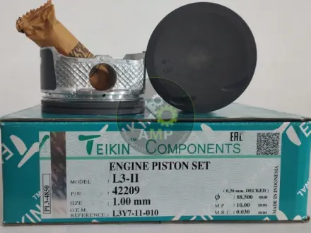Фото поршні ремонт (+1.00 мм) (к-кт на мотор) Mazda L3-II TEIKIN 42209100 Поршні ремонт (+1.00 мм) (к-кт на мотор) Mazda L3-II TEIKIN 42209100