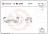 Скоба тормозного суппорта BREMBO FBK020 (фото 2)