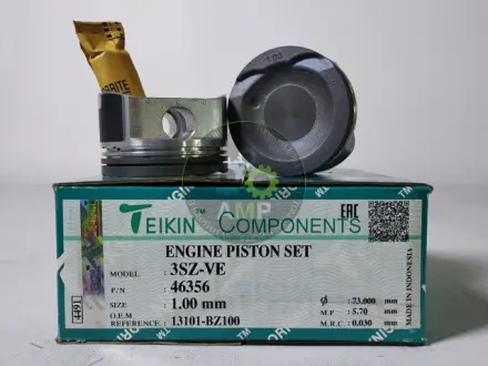 Поршні ремонт (+1.00 мм) (к-кт на мотор) 3SZ-VE Daihatsu Materia, Terios TEIKIN 46356100