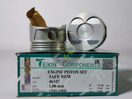 Фото поршні ремонт (+1.00 мм) (к-кт на мотор) Toyota 5A-FE NEW TEIKIN 46347100 Поршні ремонт (+1.00 мм) (к-кт на мотор) Toyota 5A-FE NEW TEIKIN 46347100