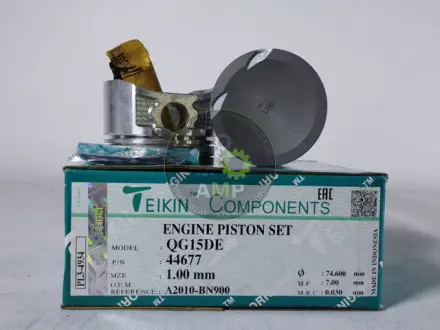 Поршни ремонт (+1.00мм) (к-кт на мотор) Nissan QG15DE TEIKIN 44677100
