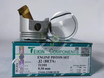 Фото поршні ремонт (+0.50 мм) (к-кт на мотор) Hyundai G4GR TEIKIN 51101050 Поршні ремонт (+0.50 мм) (к-кт на мотор) Hyundai G4GR TEIKIN 51101050