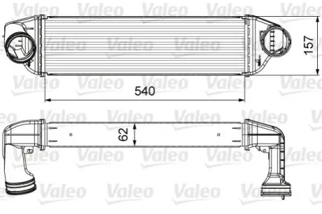 Интеркулер Valeo 818642