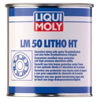 1КГ ВИСОКОТЕМПЕРАТУРНЕ МАСТИЛО ДЛЯ ПІДШИПНИКІВ СТУПИЦЬ LM 50 LITHO HT LIQUI MOLY 3407