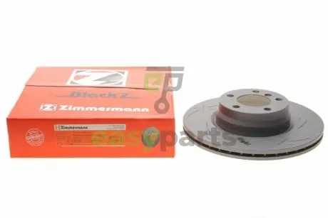 Диск гальмівний (передній) BMW 3 (F30/F31) 11- (330x24) B47/N20/N47/N57 (R) ZIMMERMANN 150.2901.55