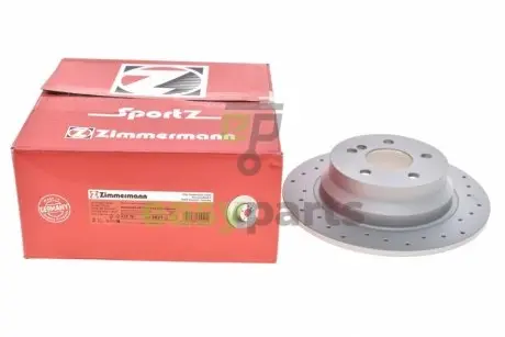 Диск гальмівний (задній) MB E-class (W211/W212/S211/S212) 02- (300x10) ZIMMERMANN 400.3621.52