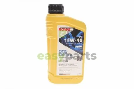 Олива 10W40 HIGHTEC SUPER LEICHTLAUF HC-O (1L) (VW 501 01/505 00/MB 229.3/226.5/229.1/RN 0700/0710) ROWE 20058-0010-99