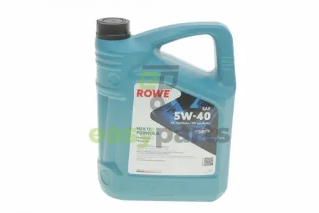 Олива 5W40 HIGHTEC MULTI FORMULA (5L) (MB 229.31/229.51/226.5/VW 505 00/505 01/BMW LL-04) ROWE 20138-0050-99